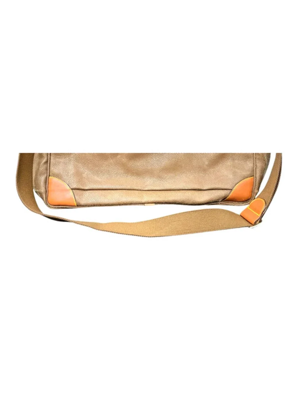 Bric's Brown Canvas and Leather Briefcase Document Case